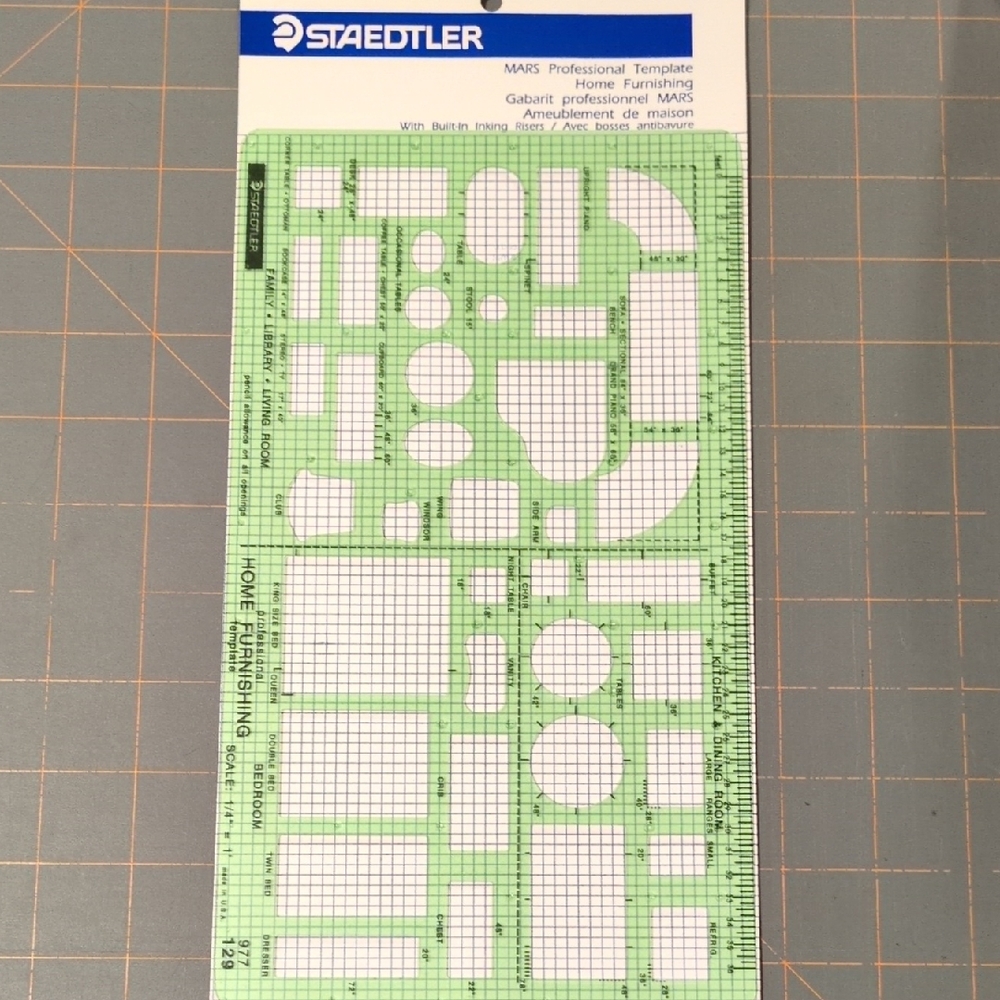 Staedtler Mars Professional Template for Home Furnishings